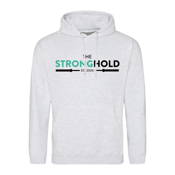 The Stronghold Gym Hoodie Ash Front