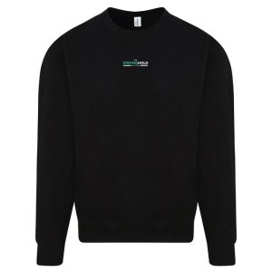 The Stronghold Gym Sweatshirt Black Front